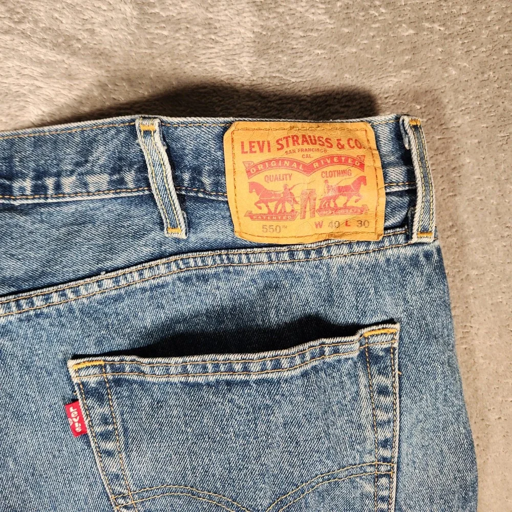 Levi's 505 Jeans‎ Men's 40X30 Blue Straight Leg Classic Fit